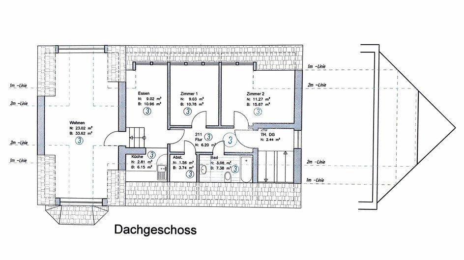 Dachgeschoßwohnung Oestrich-Winkel Winkel - 3.5 Zimmer, 66 m&sup2;, 295.000&euro; | Angebot:26335600