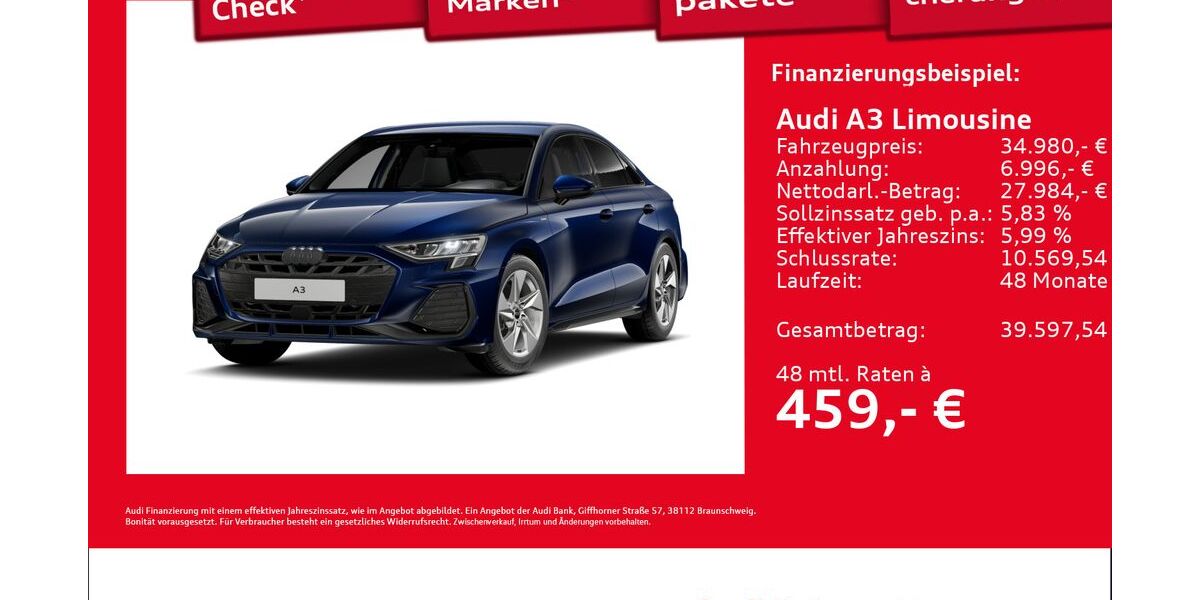 Audi A3 30.447 km 34.980 &euro; Hamburg 22419