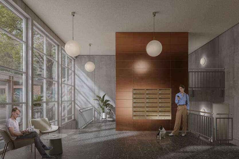 Exklusiver Neubau in Schleußig: modernes Studio1-Raum-Wohnung mit HWR und Abstellraum 1 zimmer