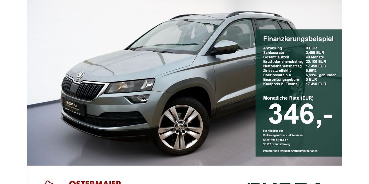 Skoda Karoq 103.920 km 16.490 &euro; Landshut 84034
