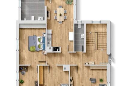 Wohnung Erdgeschoss im historischen Speyerhaus – sanierter Altbau trifft auf modernen Wohnkomfort 4 zimmer