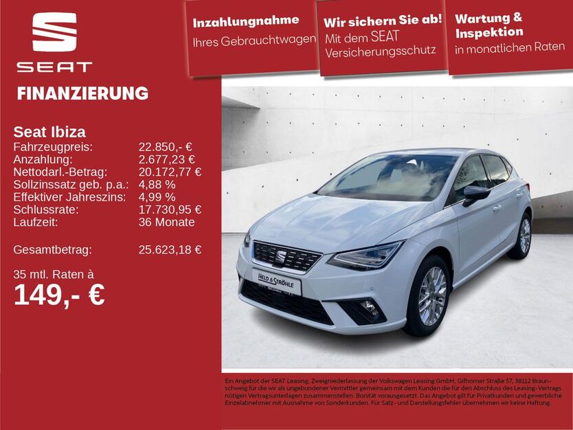 Seat Ibiza 3.001 km 22.150 € Neu-Ulm 89231