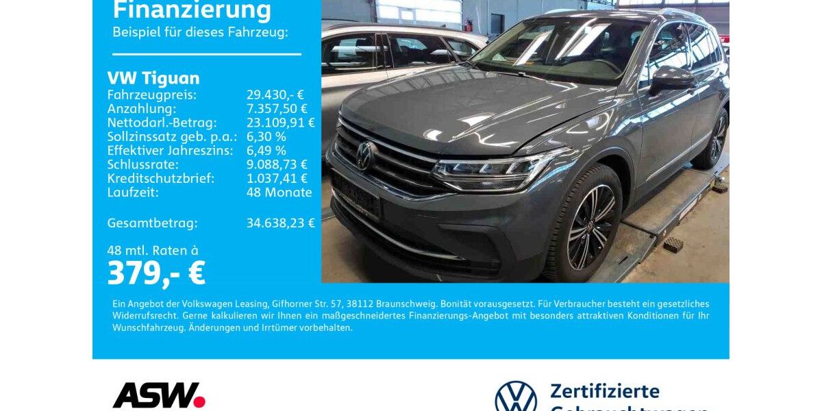 VW Tiguan 31.990 km 29.430 &euro; Bad Rappenau 74906