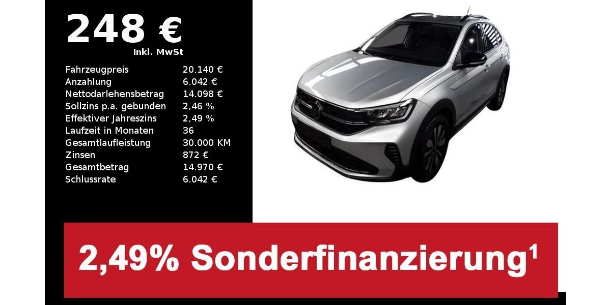 VW Taigo 5.901 km 20.140 &euro; Hilpoltstein 91161
