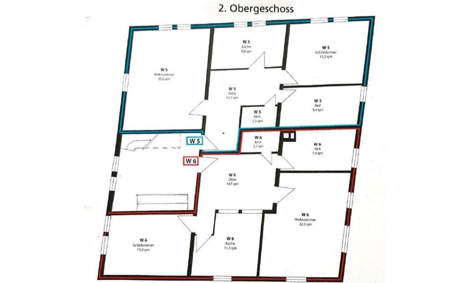 Etagenwohnung Wolfhagen - 2 Zimmer, 76 m&sup2;, 500&euro; | Angebot:25382283