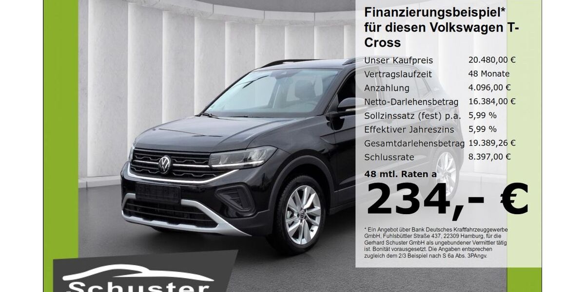 VW T-Cross 5.408 km 19.980 &euro; Ruhstorf 94099