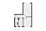 Erdgeschoßwohnung Dessau-Roßlau Brambach - 2 Zimmer, 46 m&sup2;, 268&euro; | Angebot:25903050