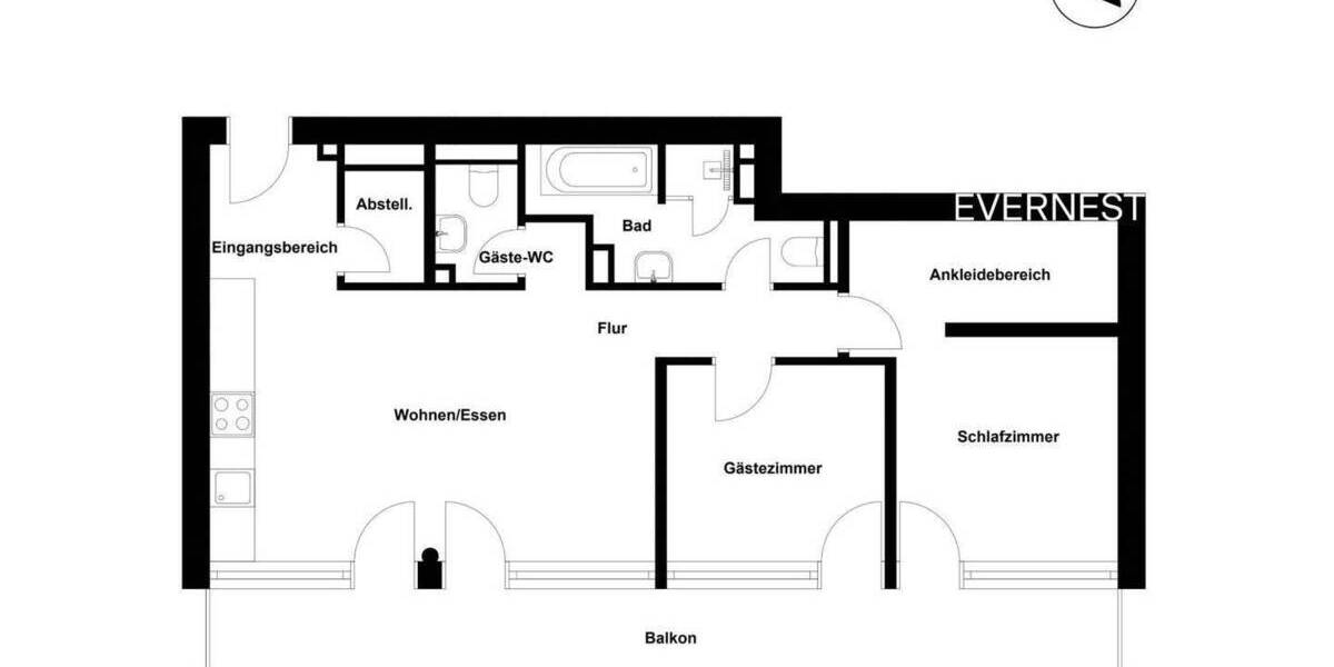 Etagenwohnung Waren (Müritz) Waren - 3 Zimmer, 85 m&sup2;, 490.000&euro; | Angebot:25687133