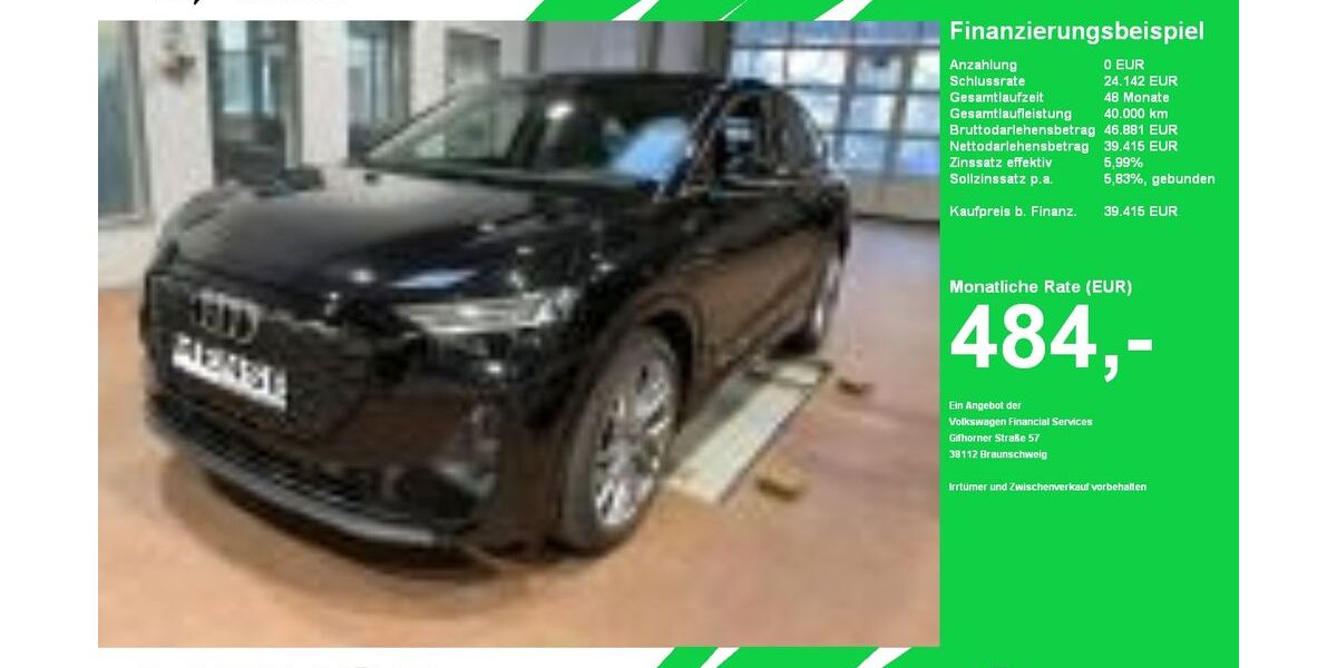 Audi Q4 e-tron 52.420 km 39.415 &euro; Oelde (Stromberg) 59302