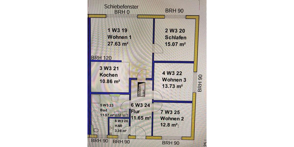 Etagenwohnung Neukloster - 4 Zimmer, 107 m&sup2;, 1.800&euro; | Angebot:25568330