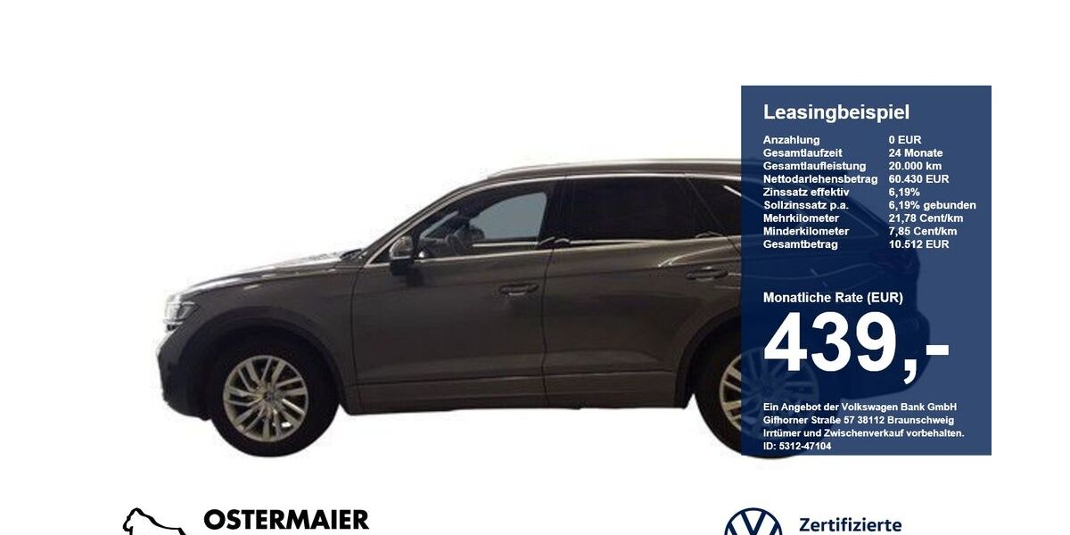 VW Touareg 24.110 km 60.430 &euro; Vilsbiburg 84137