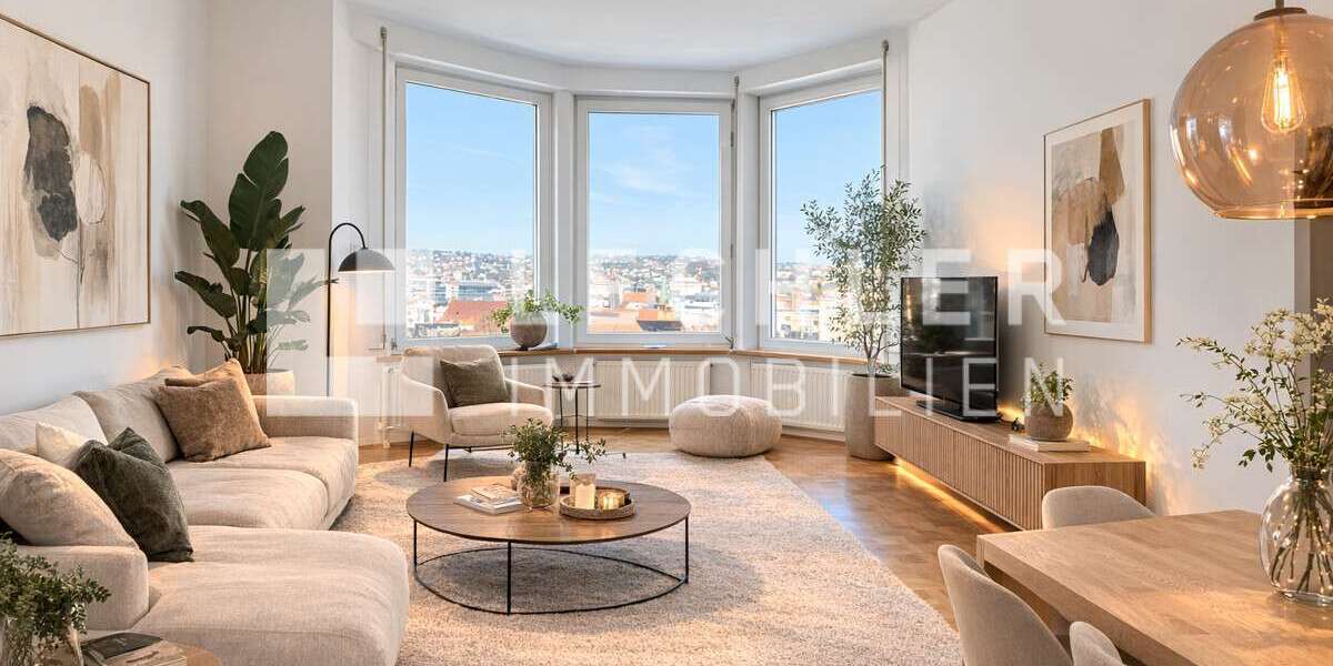Etagenwohnung Stuttgart Stuttgart-Mitte - 4 Zimmer, 103 m&sup2;, 539.000&euro; | Angebot:26309934