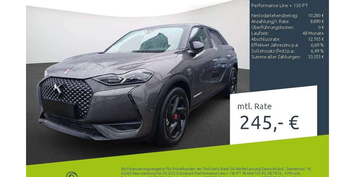 DS Automobiles DS 3 Crossback 24.351 km 17.920 &euro; Borken 46325