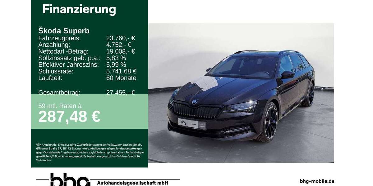 Skoda Superb 107.733 km 23.760 &euro; Rottweil 78628