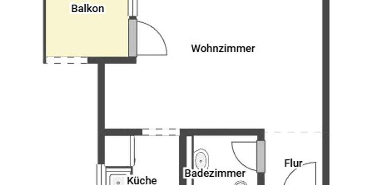 Potenzialstarke 1,5-Zimmerwohnung mit Balkon und Stellplatz in Wendlingen am Neckar 1 zimmer
