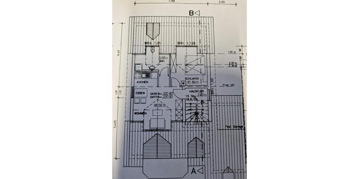 Dachgeschoßwohnung Rastenberg - 2 Zimmer, 35 m&sup2;, 300&euro; | Angebot:24952111