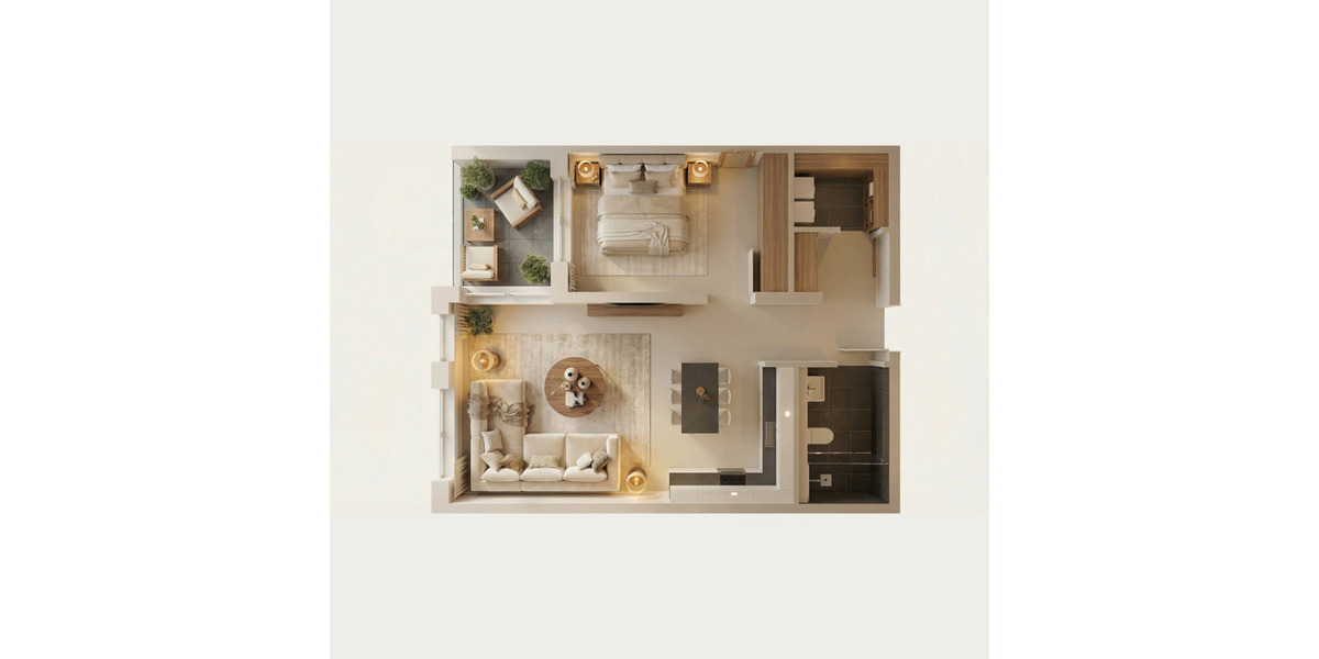 Traumhafte 2,5Z Wohnung mit Küche nahe Zentrum - barrierefrei 2 zimmer