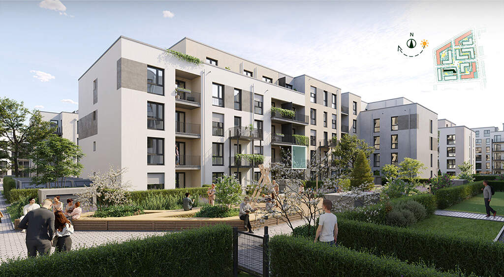 Etagenwohnung Düsseldorf Benrath - 2 Zimmer, 66 m&sup2;, 395.900&euro; | Angebot:26014732