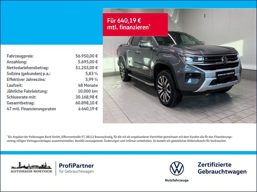 VW Amarok 29.500 km 56.950 € Rostock 18146