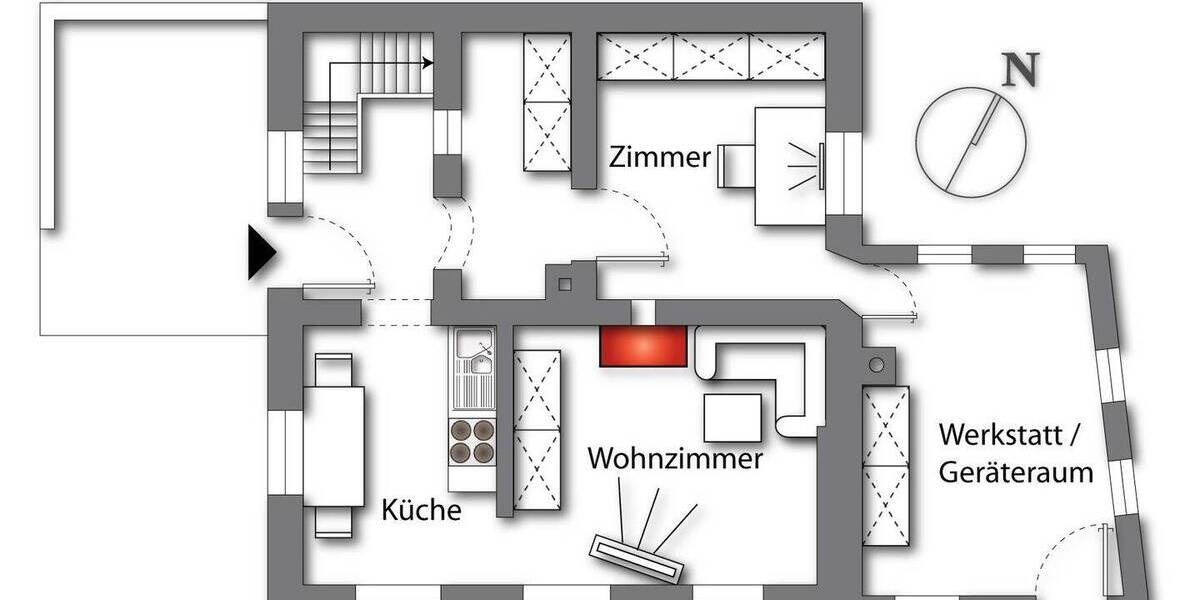 Einfamilienhaus Traunstein - 3 Zimmer, 116 m&sup2;, 230.000&euro; | Angebot:26388612