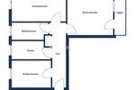 Bezugsfreie und gepflegte 3-Zimmer-Wohnung mit Loggia in ruhiger Lage
