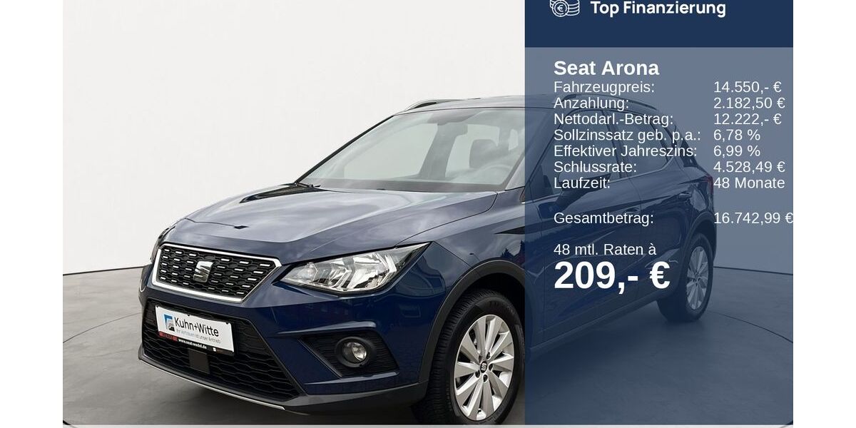 Seat Arona 48.732 km 14.175 &euro; Wedel 22880