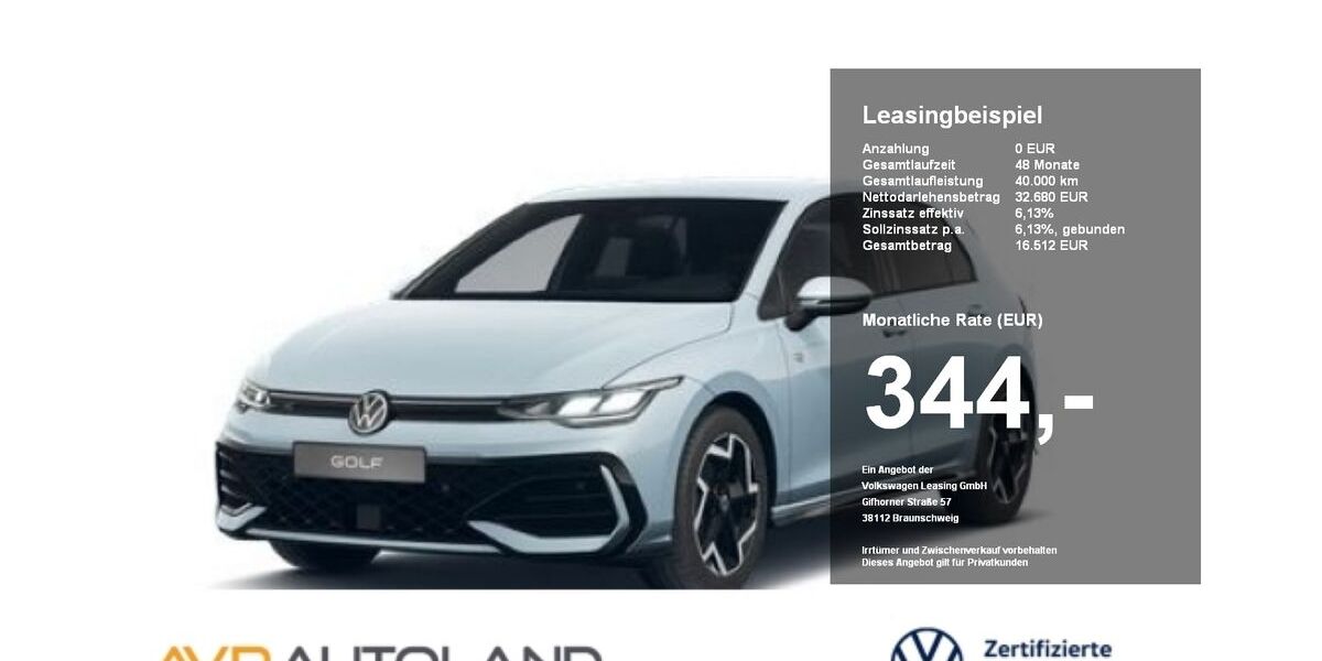 VW Golf 9.125 km 32.680 &euro; Plattling 94447