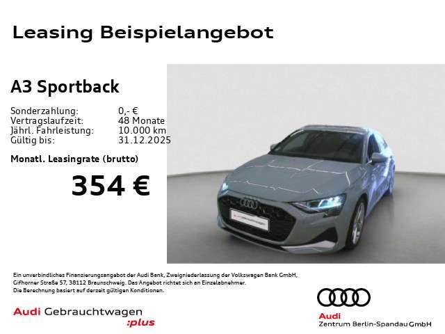 Audi A3 10.469 km 33.888 € Berlin 13581