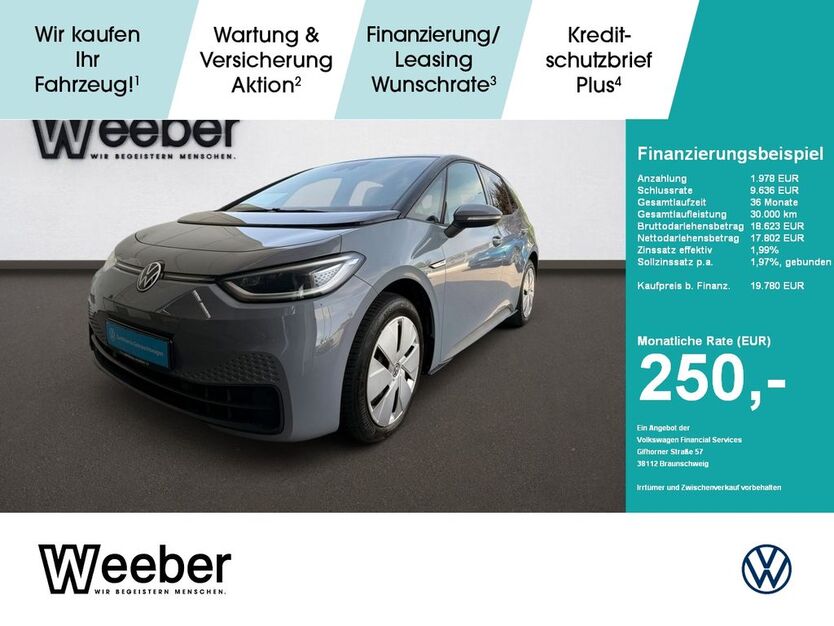 VW ID.3 33.428 km 18.480 € Weil der Stadt 71263