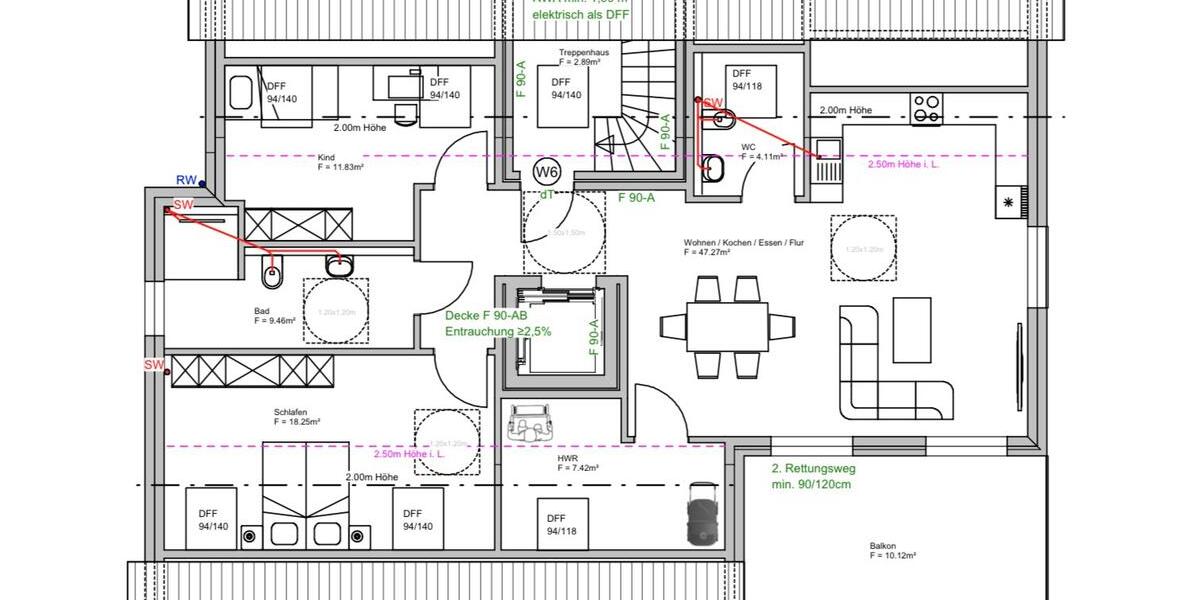 Moderne 3-Zimmer Wohnung im DG – ca.108 m² Eigentum in Asemissen 3 zimmer