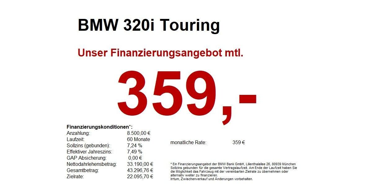BMW 320 19.675 km 41.390 &euro; Marktsteft 97342
