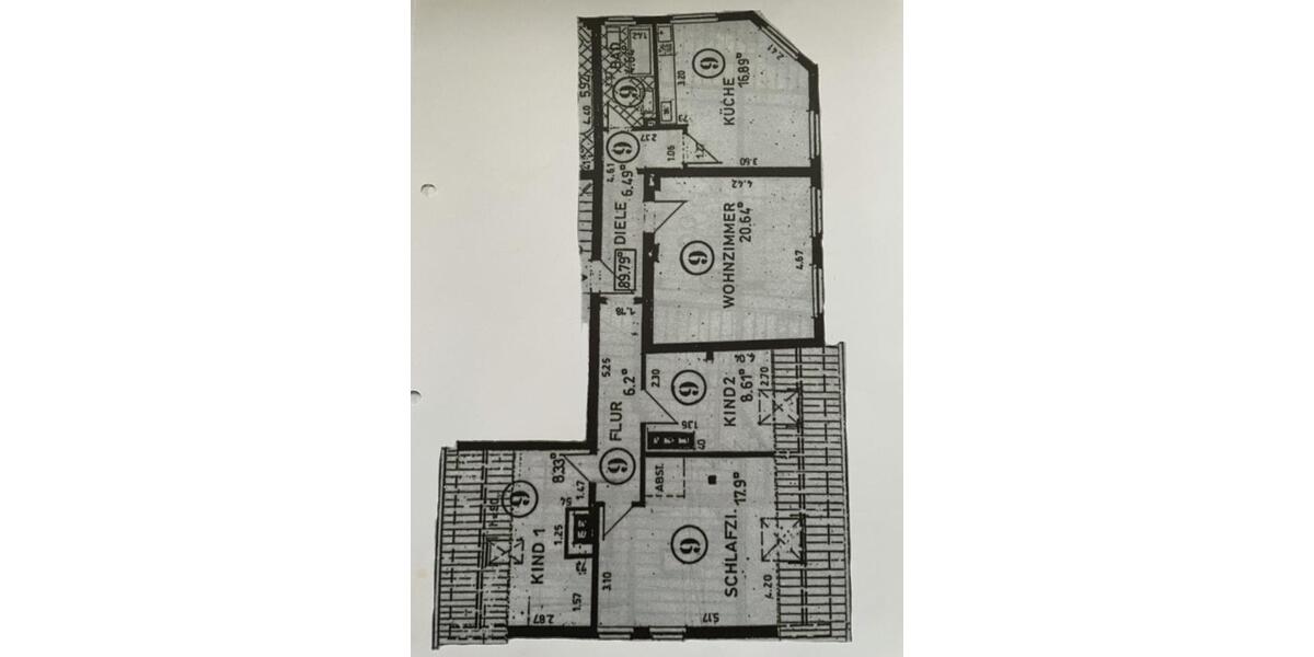 Etagenwohnung Wuppertal Gemarkung Langerfeld - 4 Zimmer, 100 m&sup2;, 225.000&euro; | Angebot:25978934