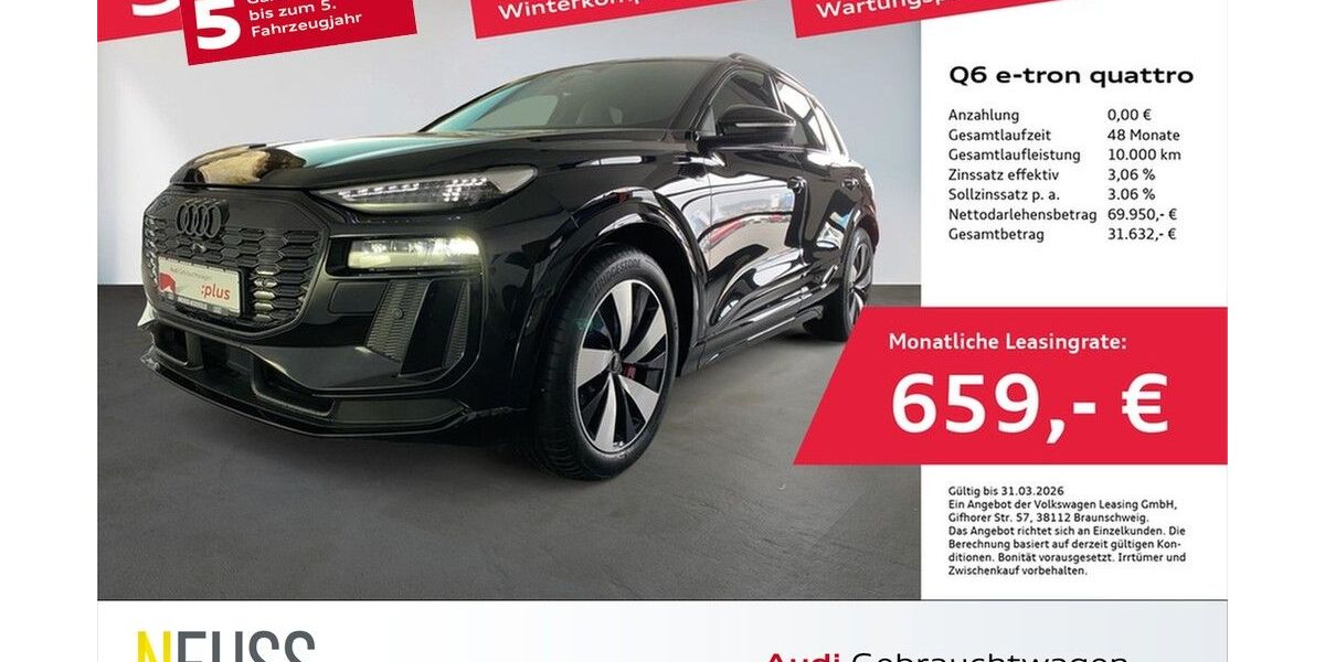 Audi Q6 e-tron 3.494 km 69.950 &euro; Pfarrkirchen 84347