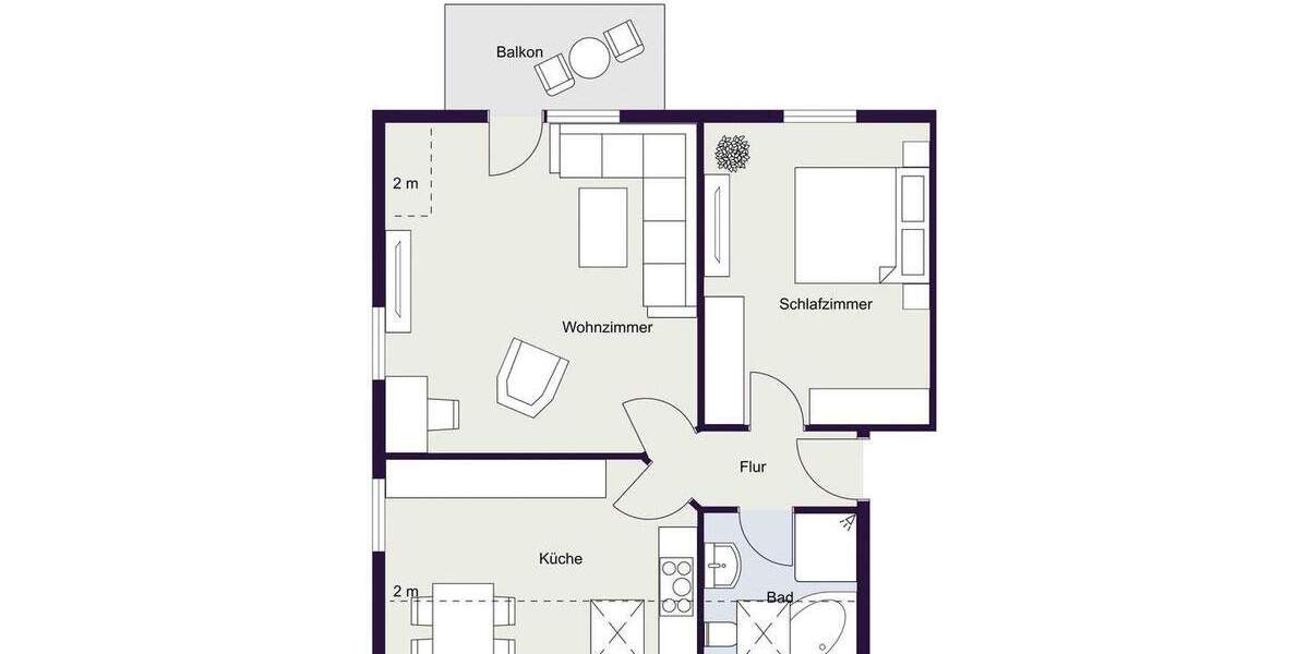 Etagenwohnung Jesewitz Bahnhof - 2 Zimmer, 58 m&sup2;, 89.000&euro; | Angebot:25708993