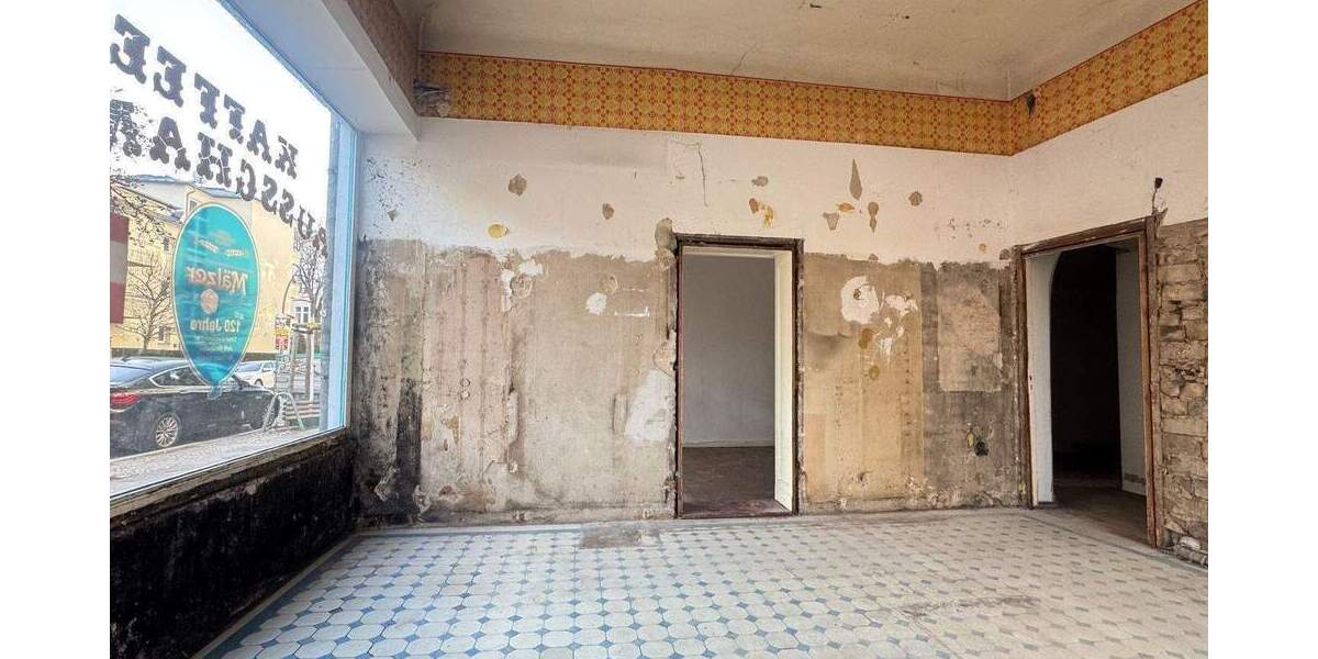 TOLLER, BARRIEREFREIER, GUT GESCHNITTENE SEHR HELLE EG GEWERBEEINHEITLADEN IN TOLLER RUHIGER KIEZLAGE 4 zimmer