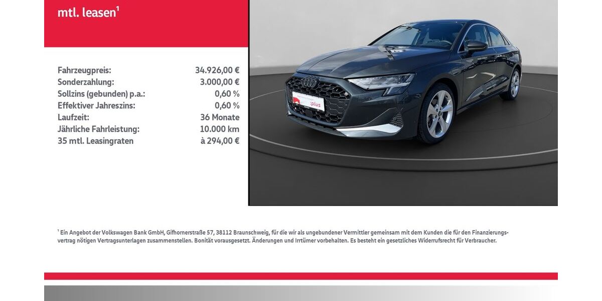 Audi A3 22.547 km 33.926 &euro; Nordhausen 99734