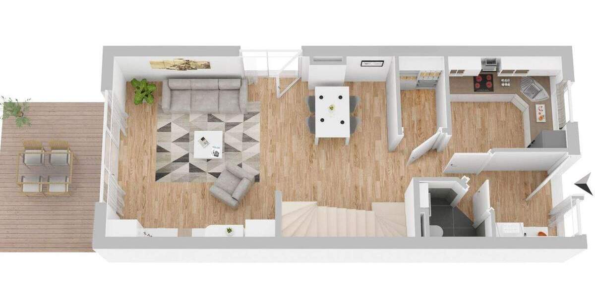 Reihenendhaus Villingen-Schwenningen Schwenningen - 5 Zimmer, 136 m&sup2;, 399.000&euro; | Angebot:25743172