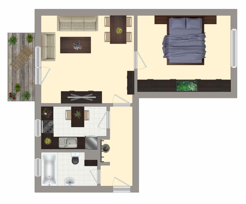 Die NEUE schnapp ich mir - 2. OG links zimmer