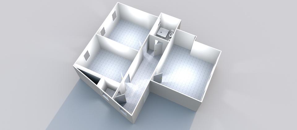 Etagenwohnung Coburg - 3 Zimmer, 81 m&sup2;, 685&euro; | Angebot:26676162