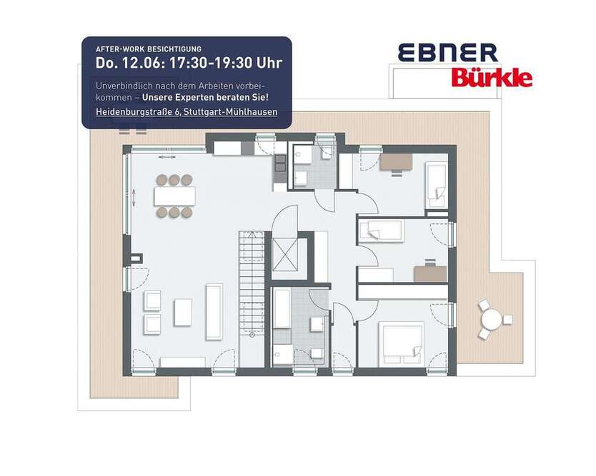 Wohnung zum Kaufen in Stuttgart 886.500 € 138.82 m²