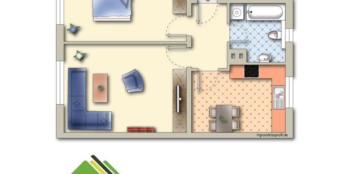 Etagenwohnung Finsterwalde - 2 Zimmer, 54 m&sup2;, 297&euro; | Angebot:26566282