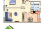 Etagenwohnung Finsterwalde - 2 Zimmer, 54 m&sup2;, 297&euro; | Angebot:26566282
