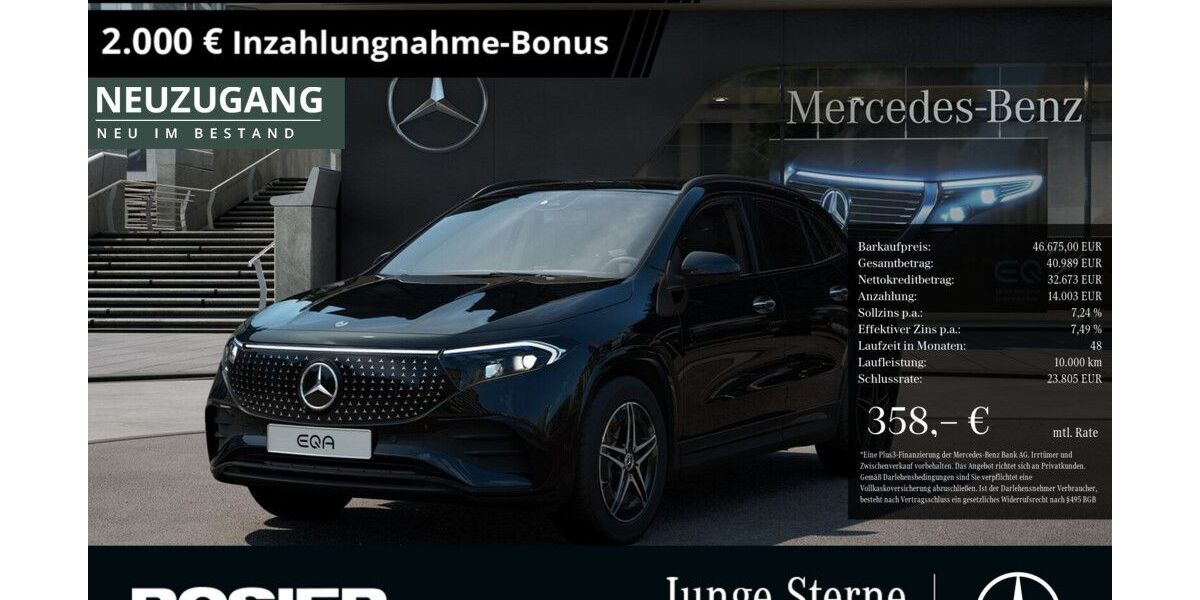 Mercedes-Benz EQA 12.674 km 46.275 &euro; Arnsberg 59759