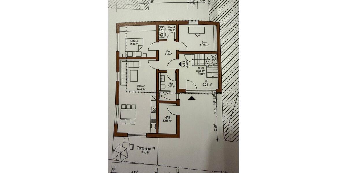 Erdgeschoßwohnung Monschau - 3.5 Zimmer, 79 m&sup2;, 740&euro; | Angebot:25625196