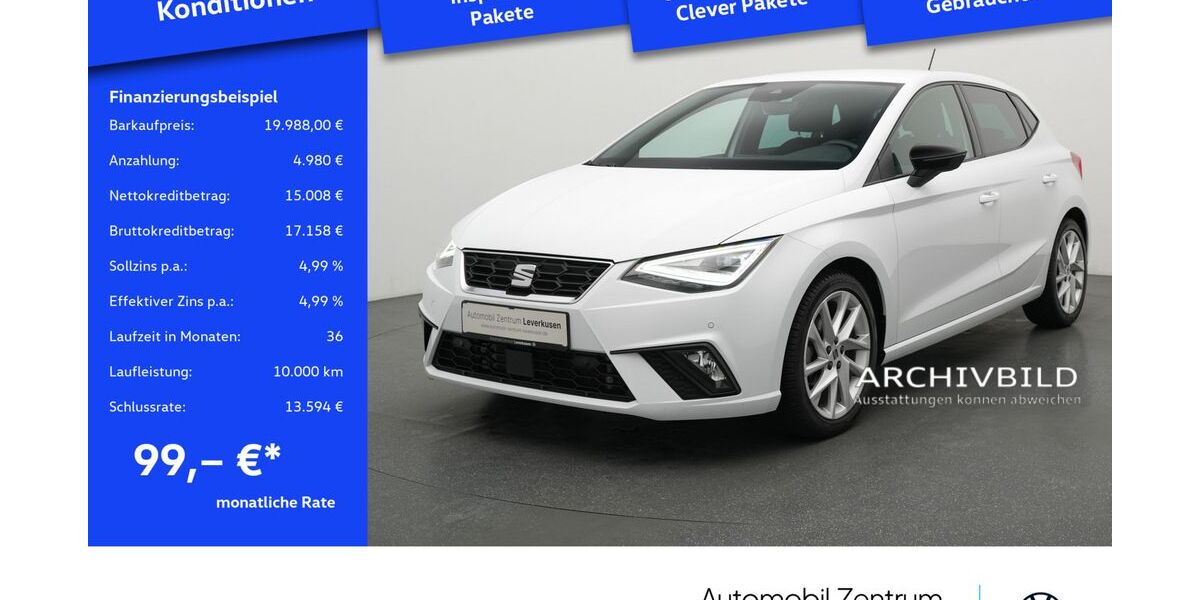 Seat Ibiza 12.528 km 19.988 &euro; Leverkusen 51379