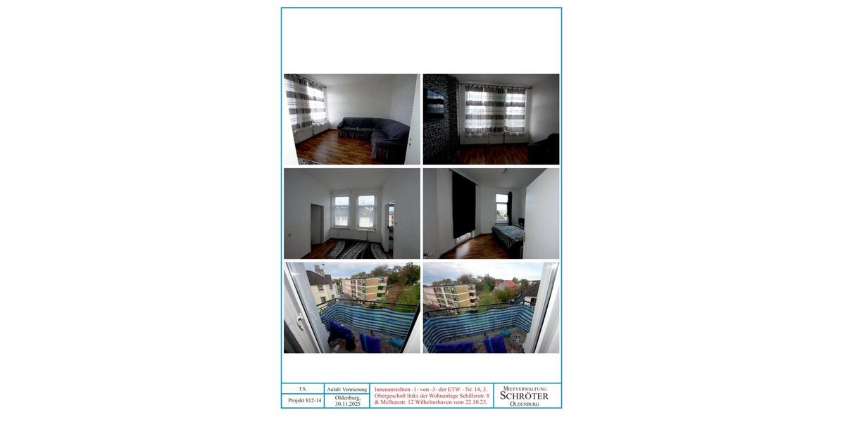 Günstige Mansarden- & Balkonwohnung in Wilhelmshaven - Bant 5 zimmer