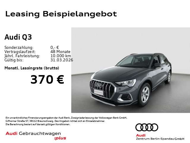 Audi Q3 3.515 km 36.780 &euro; Berlin 13581