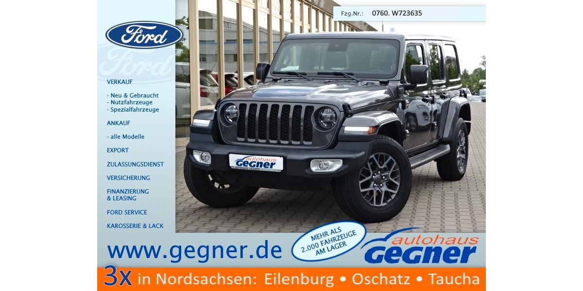 Jeep Wrangler 55.955 km 49.440 € Eilenburg 04838