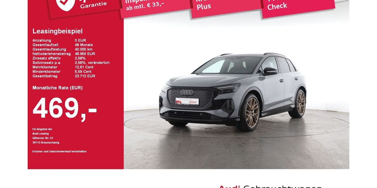 Audi Q4 e-tron 7.385 km 46.770 &euro; Plattling 94447