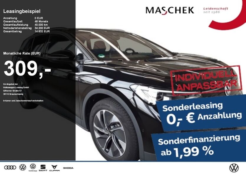 VW ID.4 6.999 km 34.840 € Wackersdorf 92442